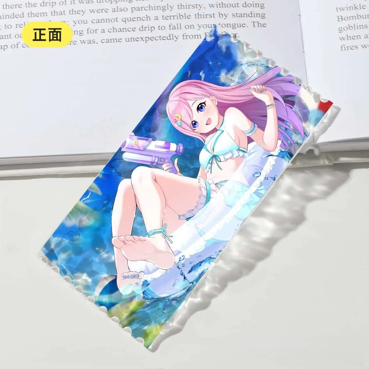 チケット風水面アクリルカード