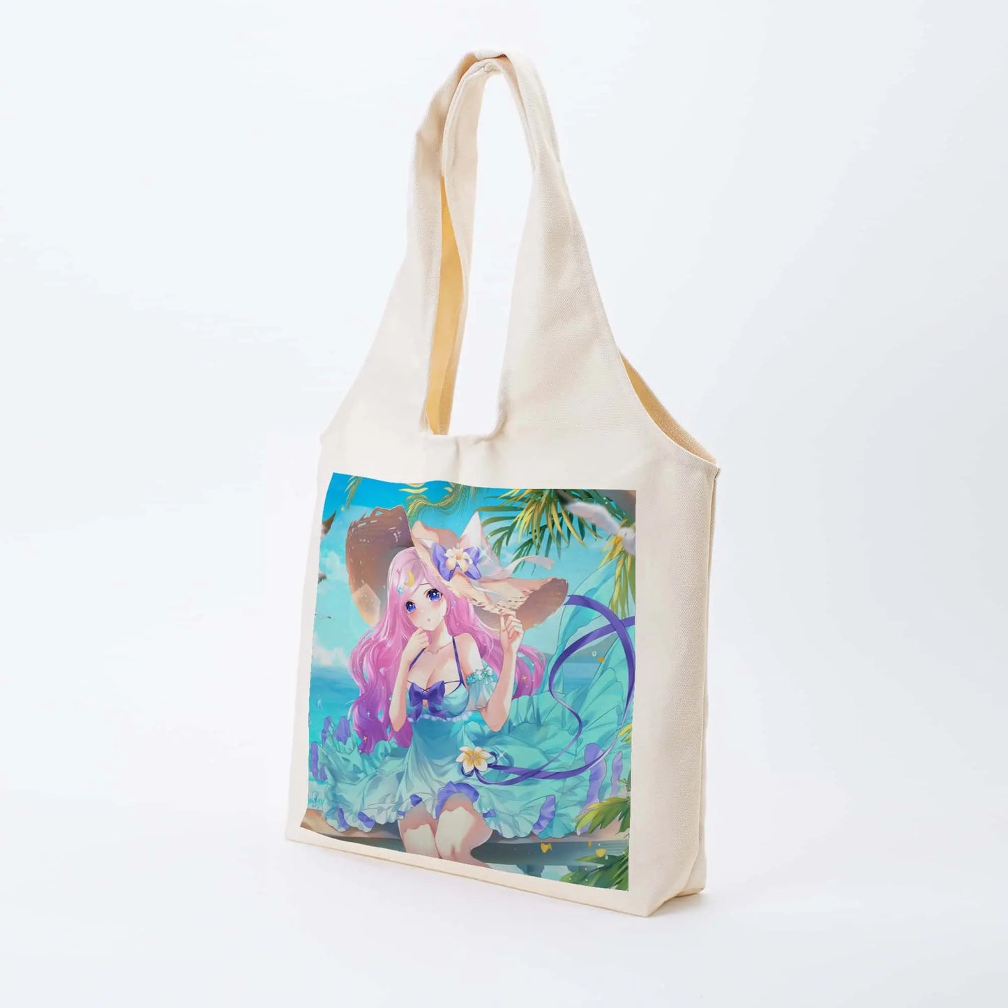 ベスト型トートバッグ(部分プリント)