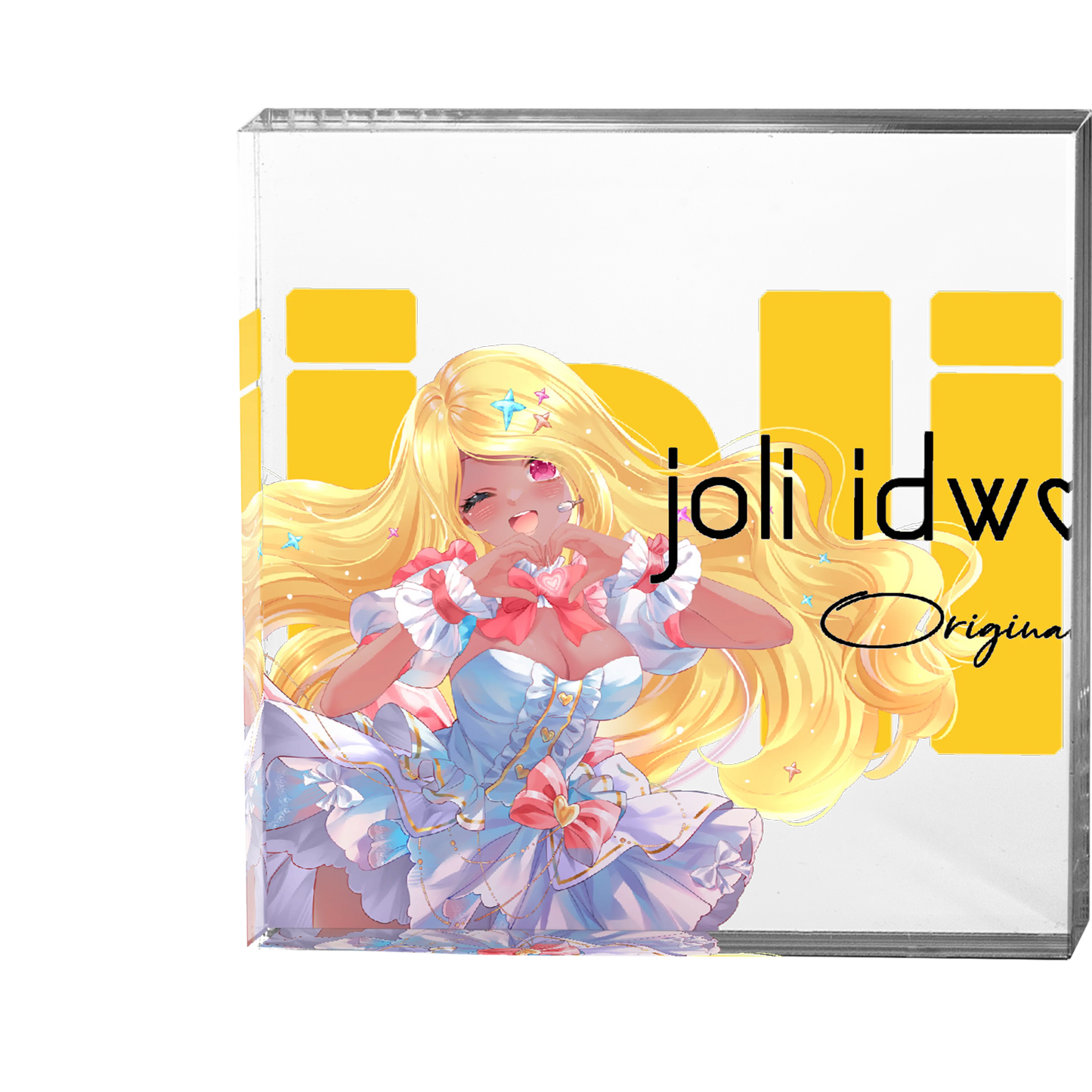 二層アクリルブロック