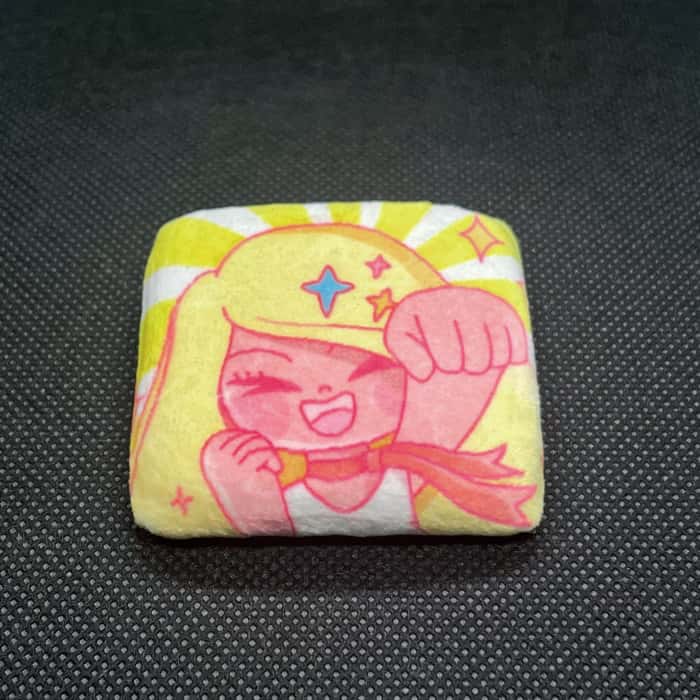 ふわふわ缶バッジ(スクエア) idworld