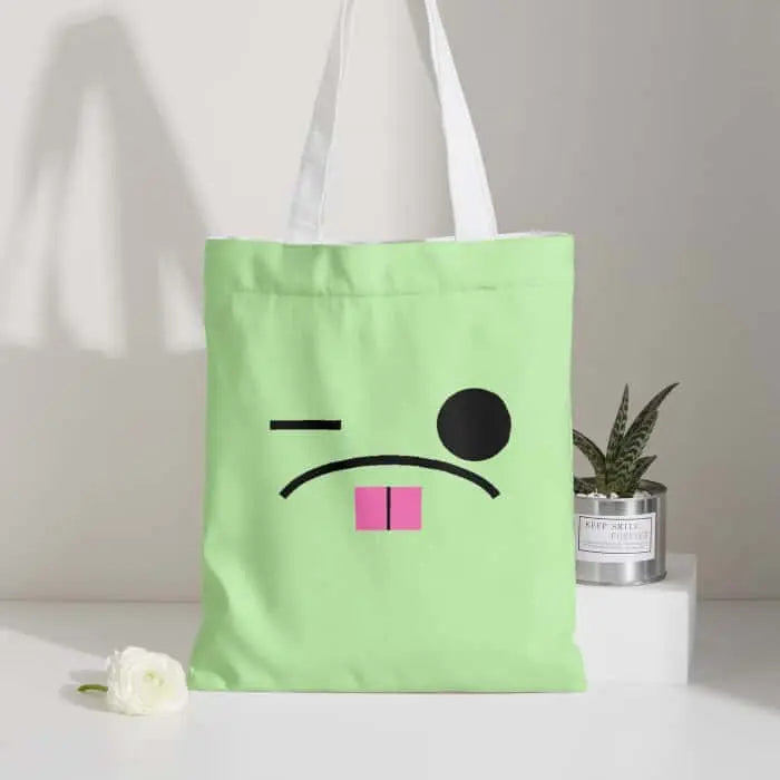 縦型全面プリント帆布バッグ