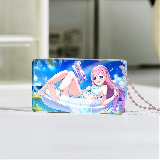 二層アクリルブロックチャーム