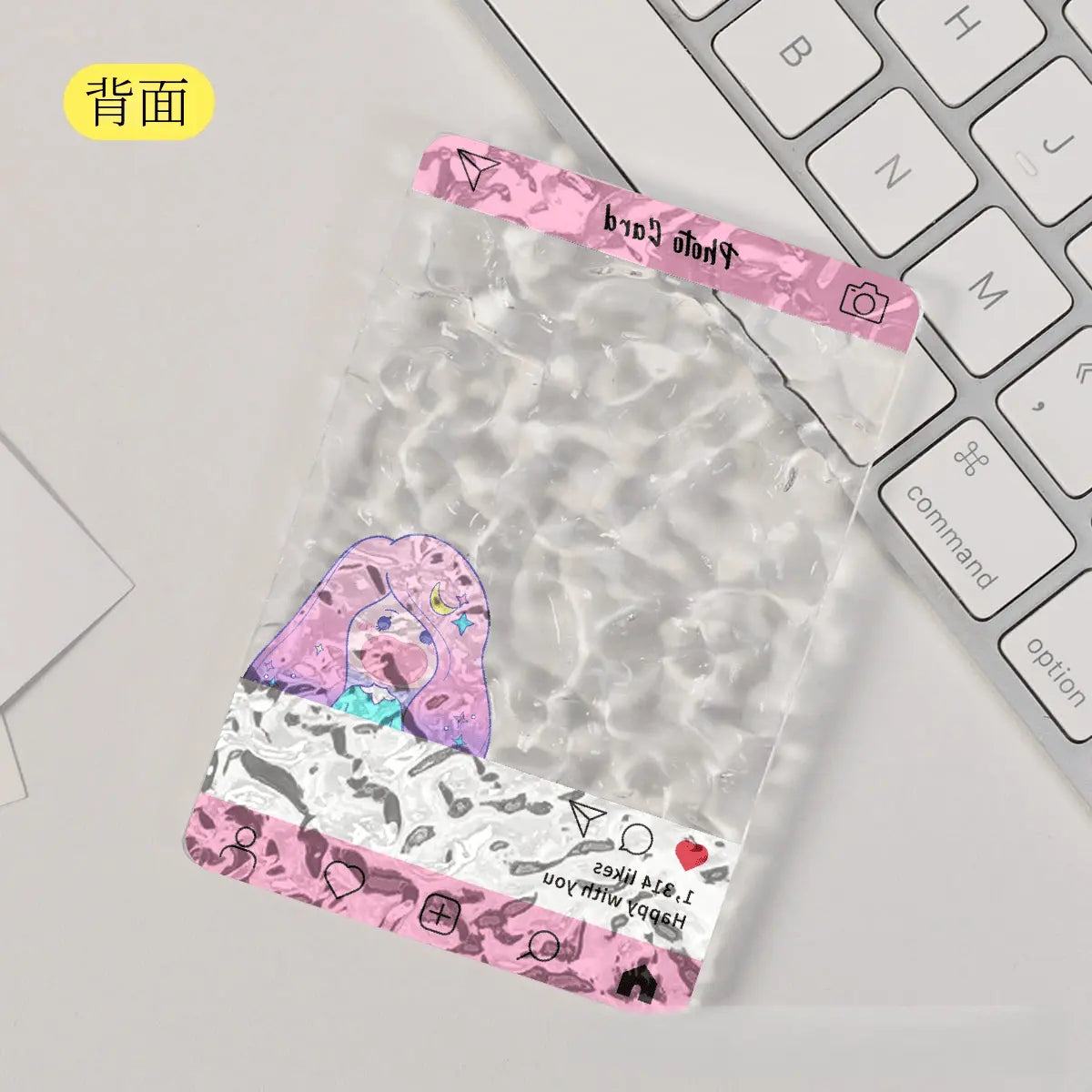 水面アクリルカード