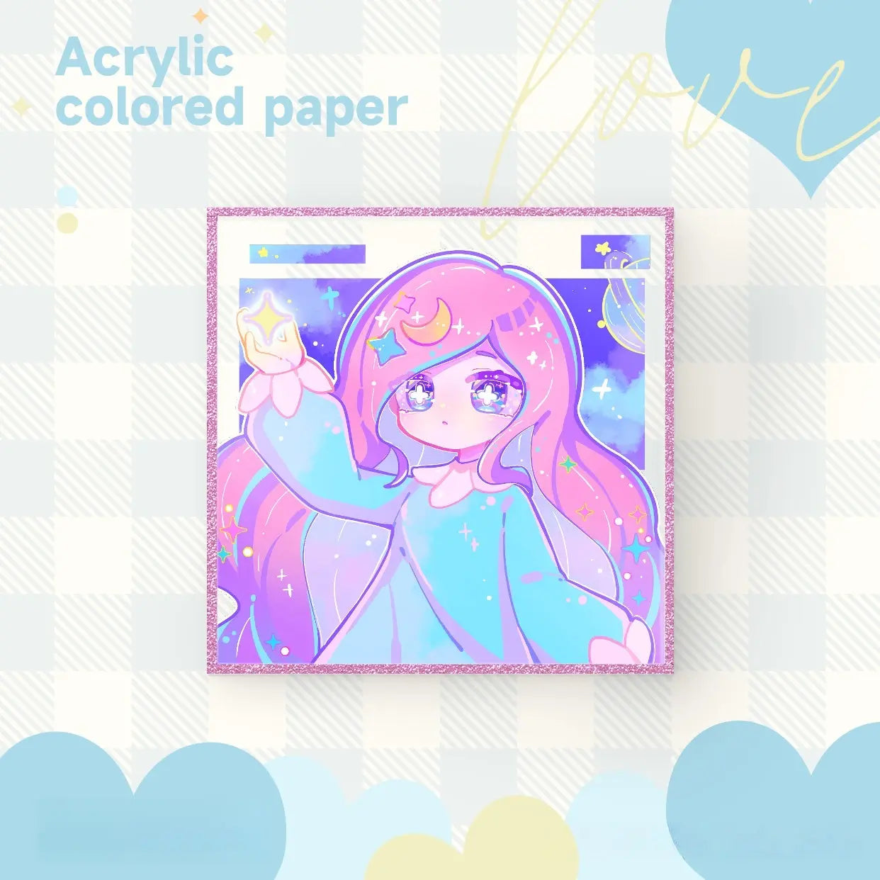 アクリル色紙