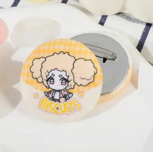 ふわふわ缶バッジ - idworld