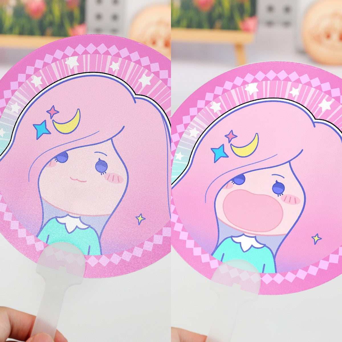 レンチキュラーうちわ