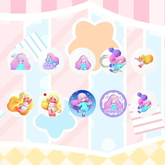 円型ステッカー - idworld