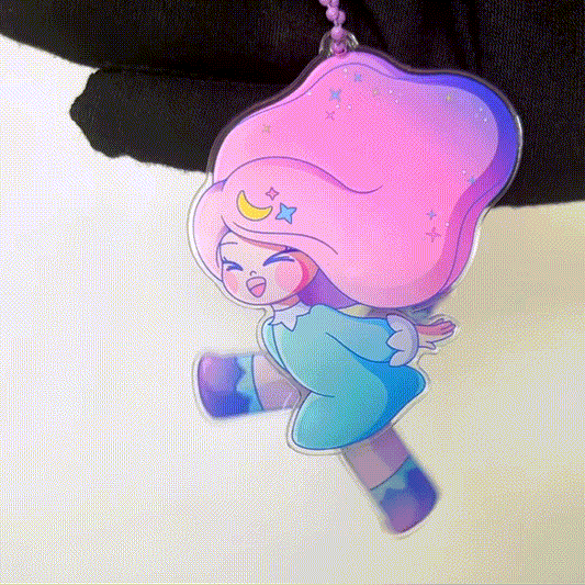 全力疾走アクリルキーホルダー