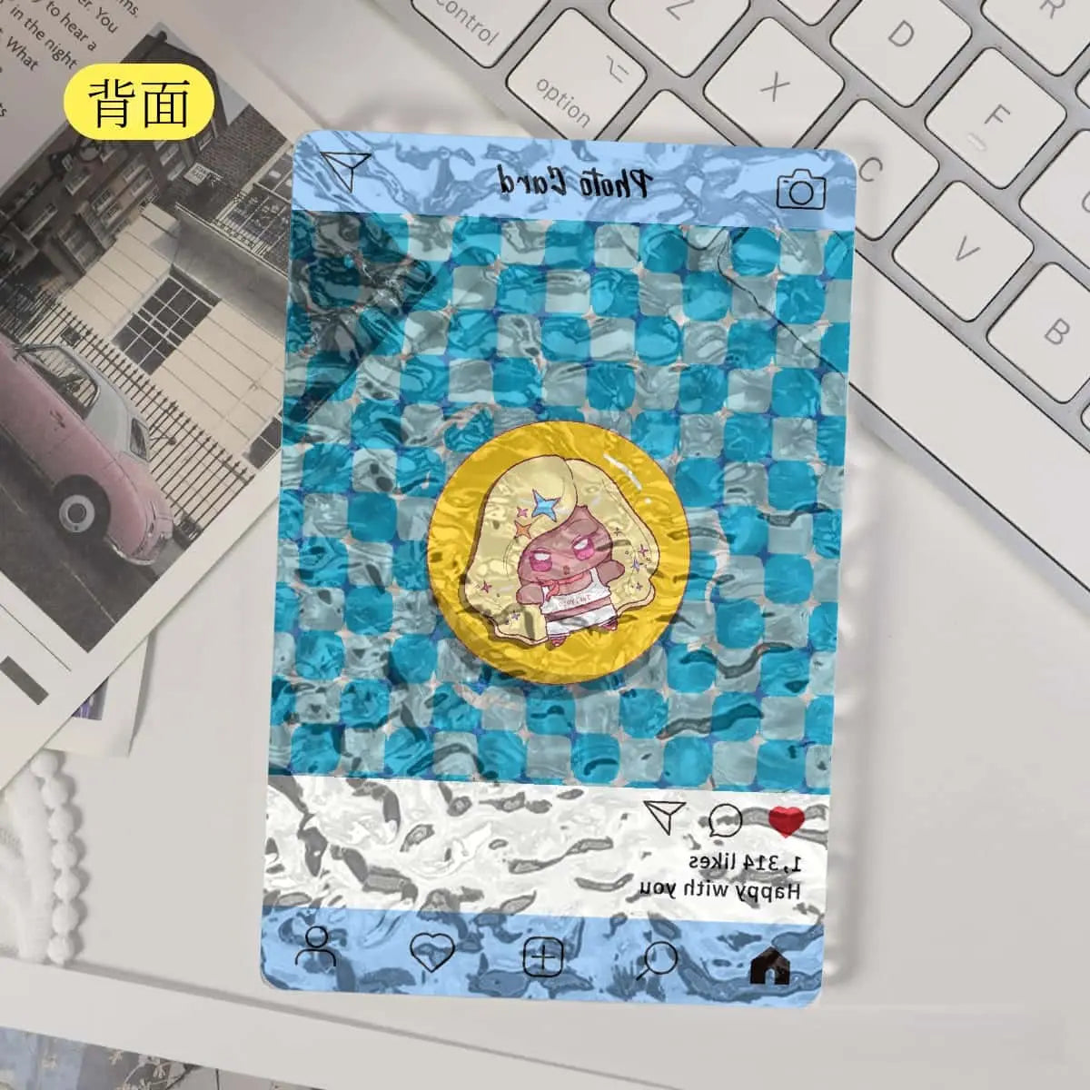 水面アクリルカード