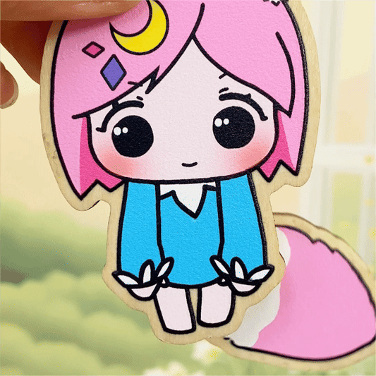 木製ふりふりしっぽチャーム