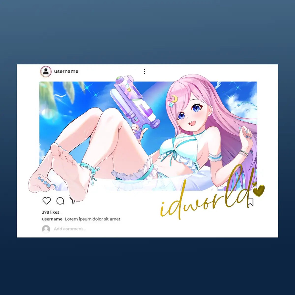 レリーフ箔押しポスト