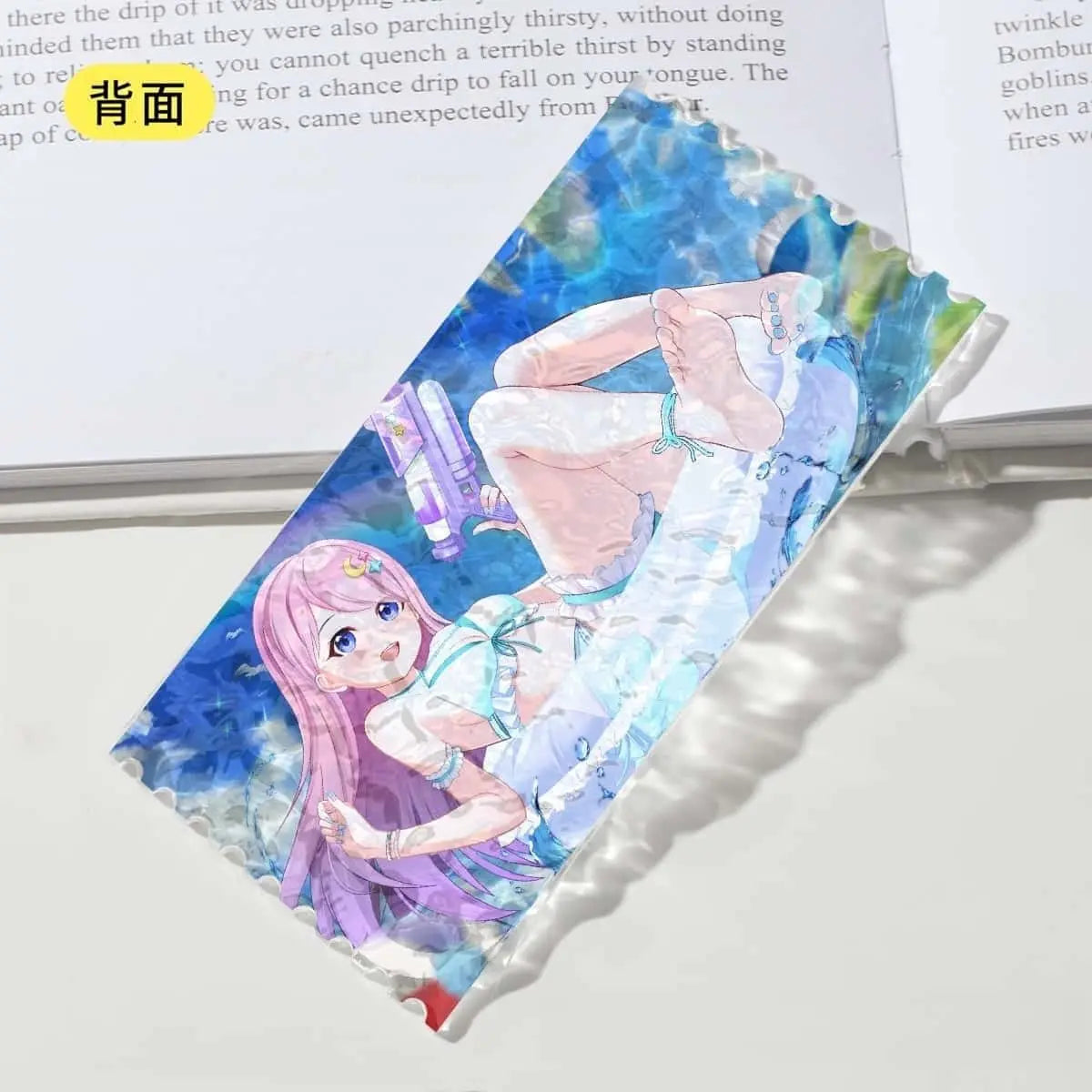 チケット風水面アクリルカード