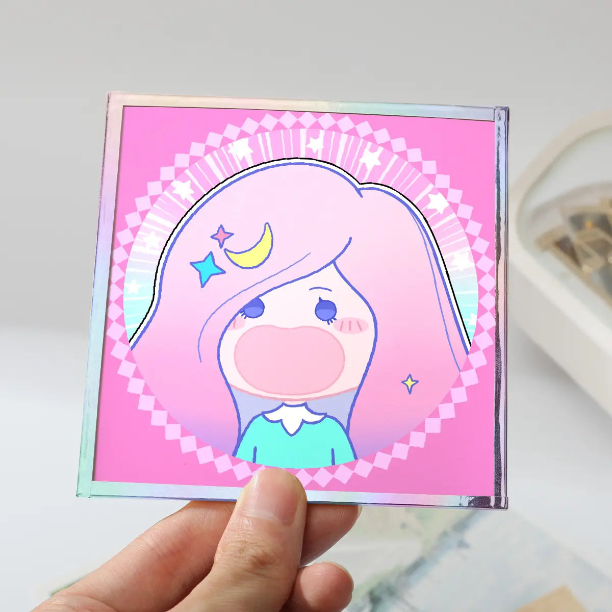 レンチキュラー色紙