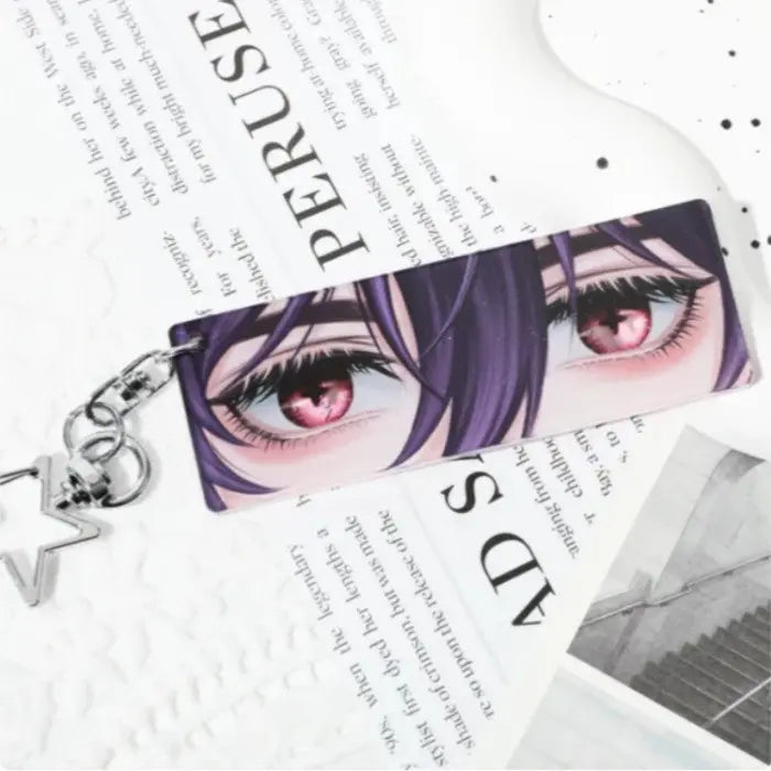 キャラ目つきアクリルチャーム