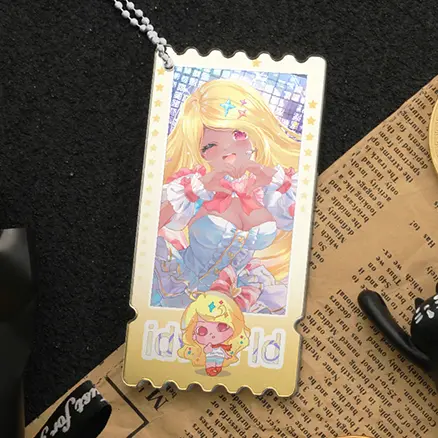 光映しアクリルチケットチャーム
