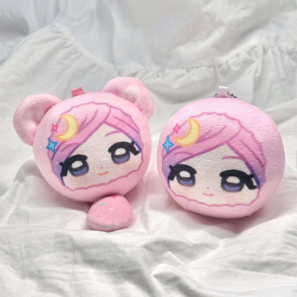 しっぽ付きたまご型ぬいぐるみ