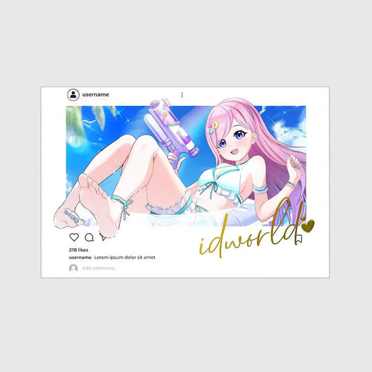 レリーフ箔押しポスト