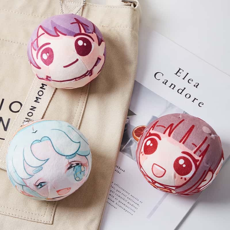 ふわにぎピピクッションストラップ（円形） - idworld