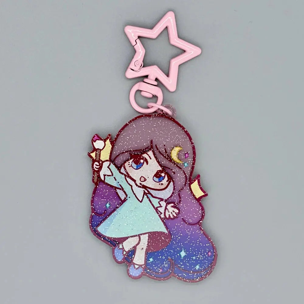 ラメアクリルキーホルダー