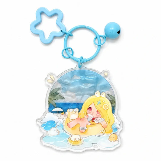 水面アクリルキーホルダー