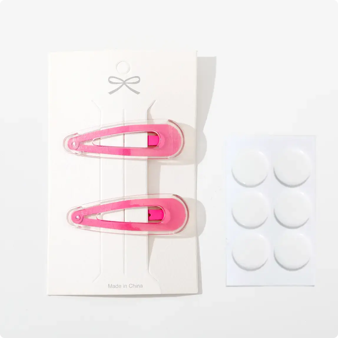 アクリルヘアクリップ 