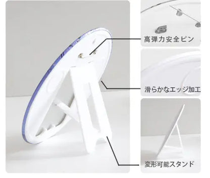 立体感カップ麺蓋押さえ缶バッジ - idworld
