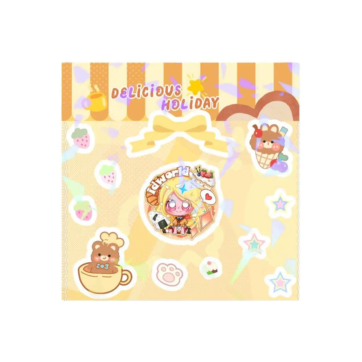 ハーフカットPETステッカー 