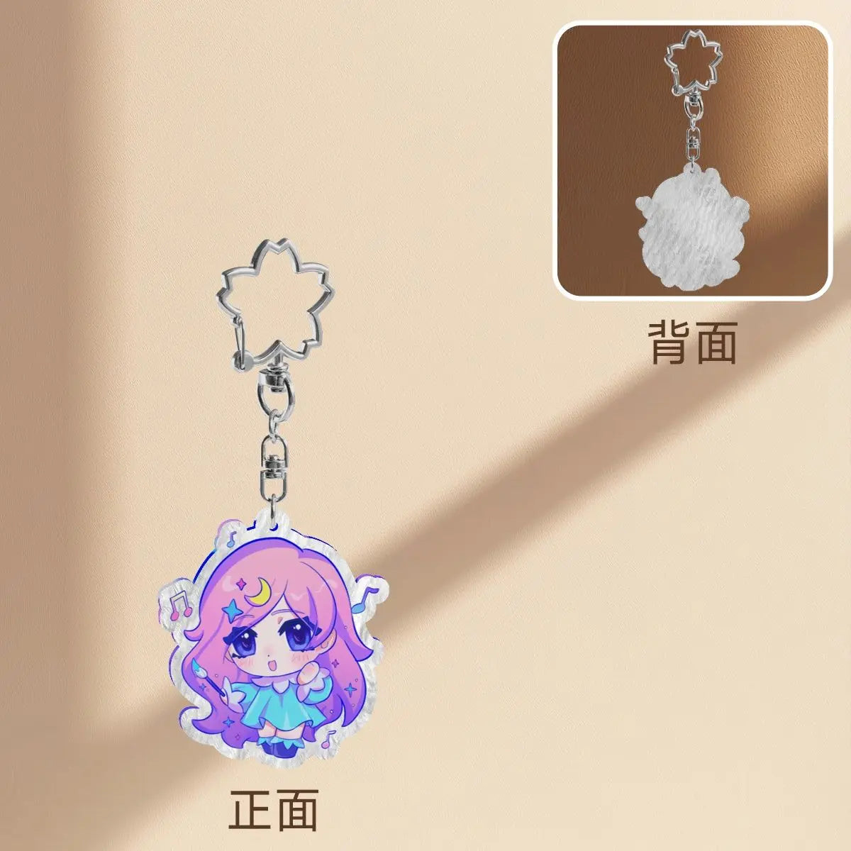 マイカ調アクリルキーホルダー 