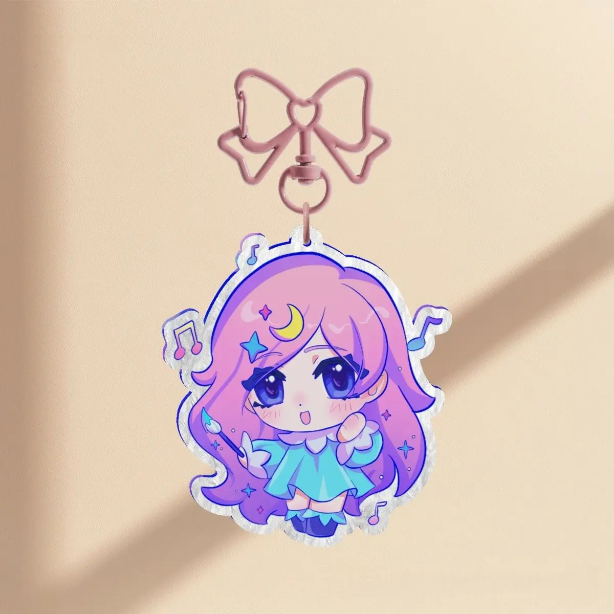 マイカ調アクリルキーホルダー 