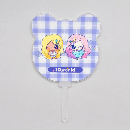 ダイカットクリアうちわ 