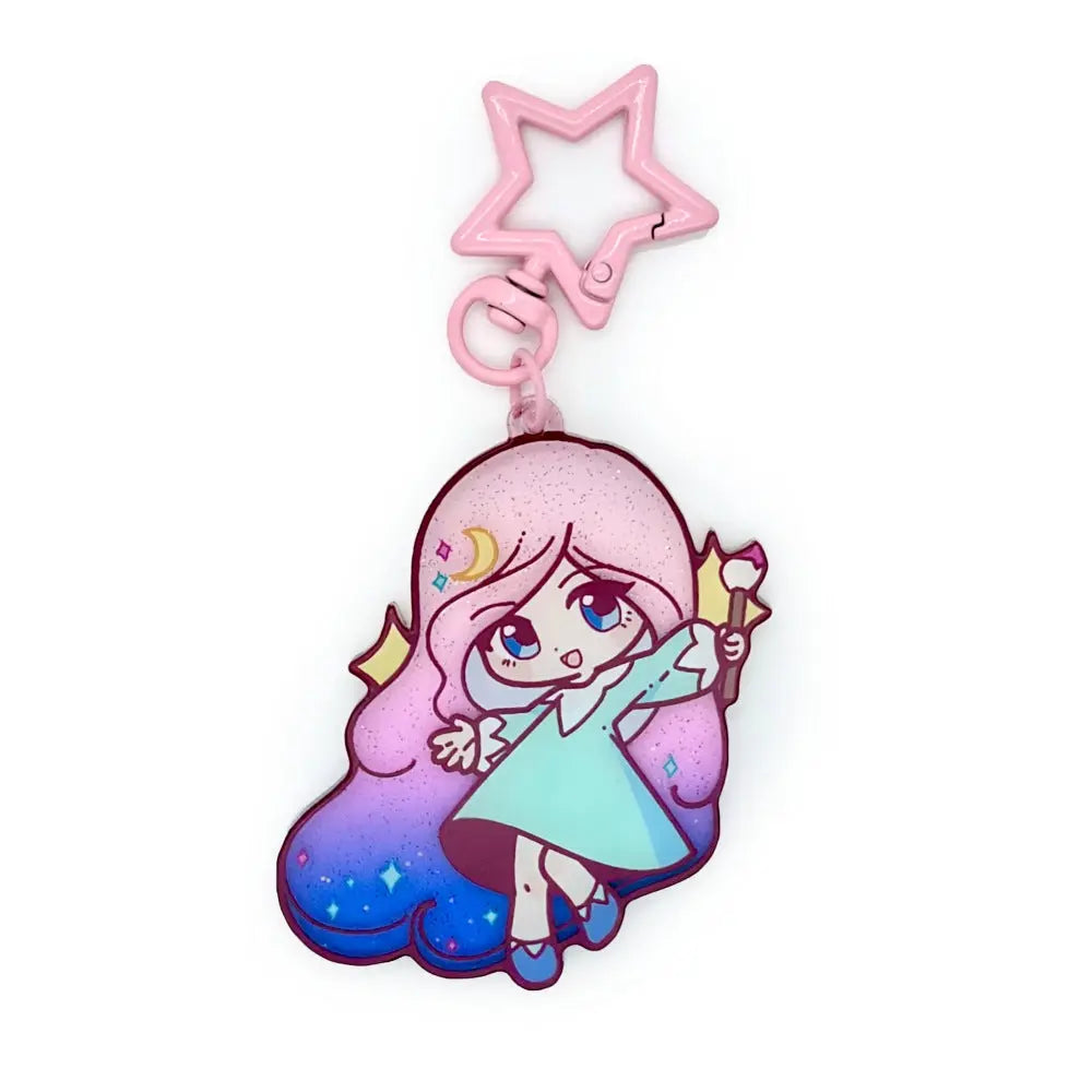 ラメアクリルキーホルダー