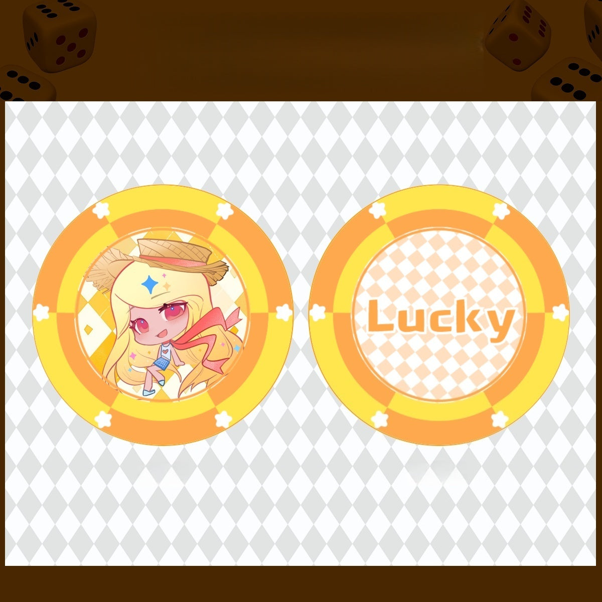 推し活ポーカーチップ 