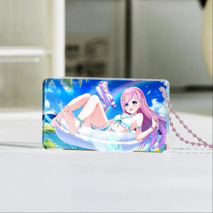 二層アクリルブロックチャーム 