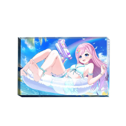 二層アクリルブロック 