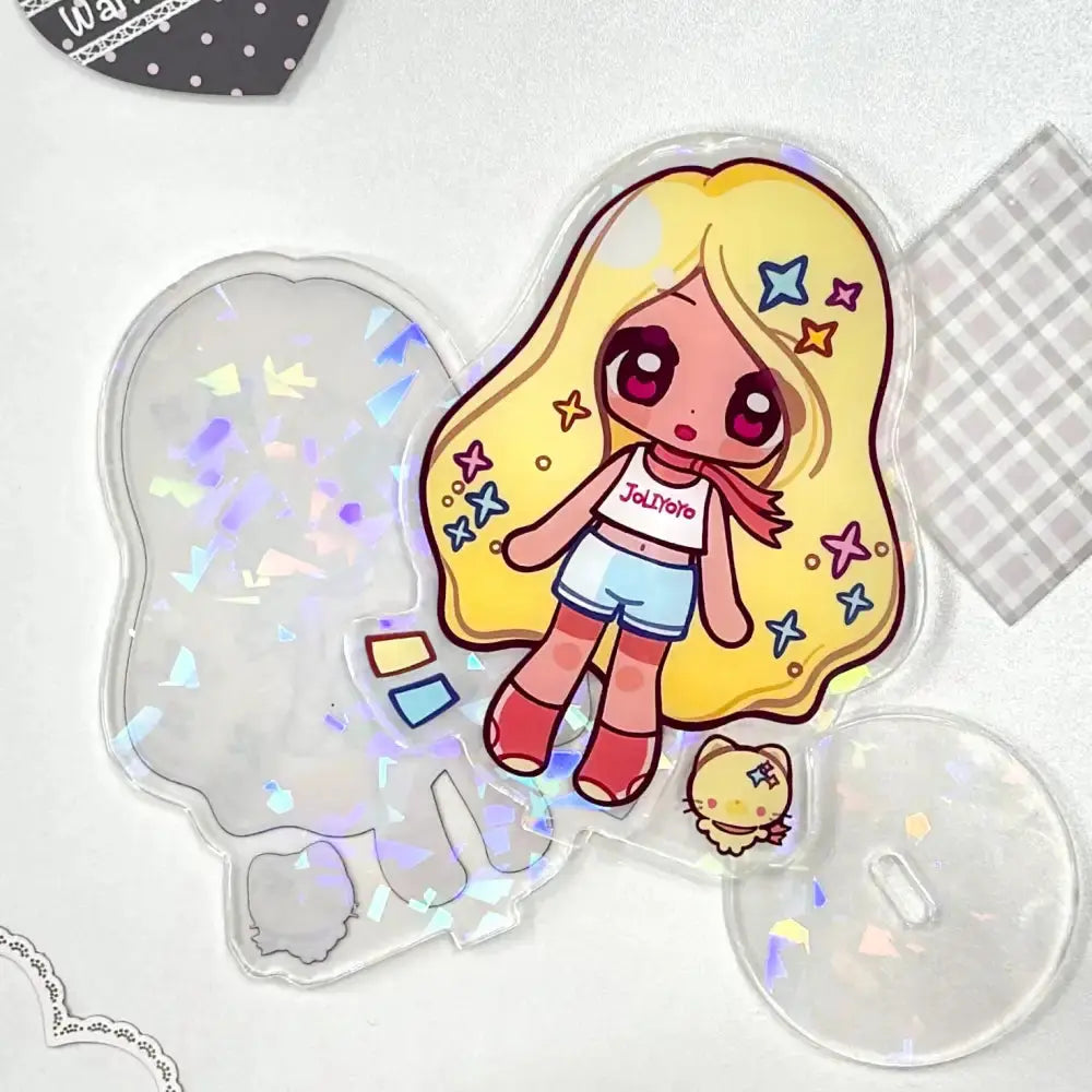 レインボークリスタルアクリルスタンド（お得） 