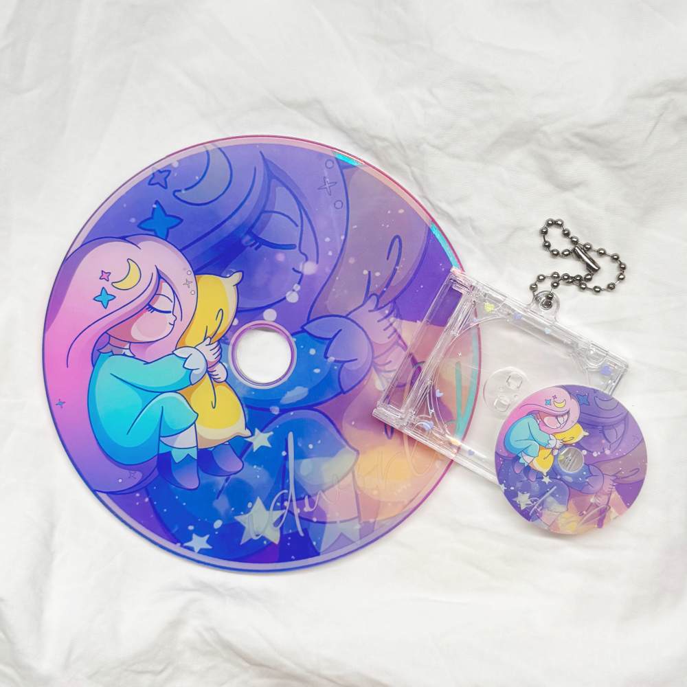 ミニCDケース風キーホルダー
