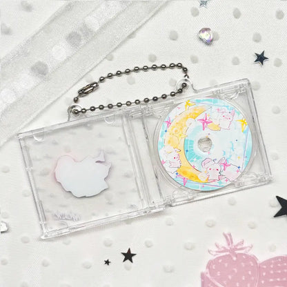 ミニCDケース風キーホルダー