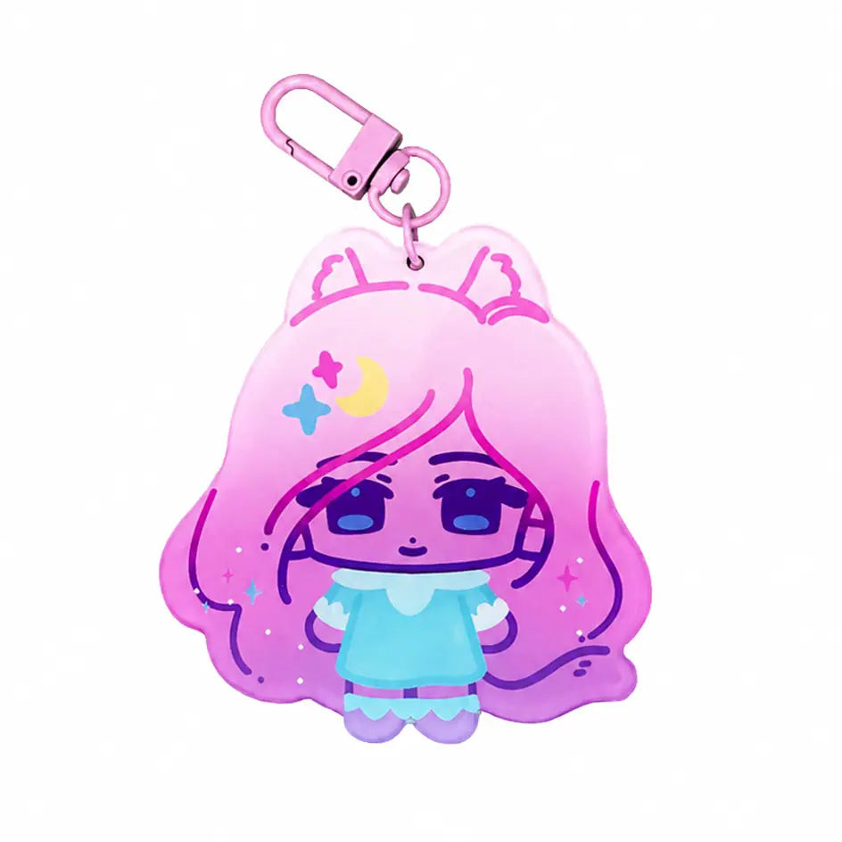 フチなしアクリルキーホルダー