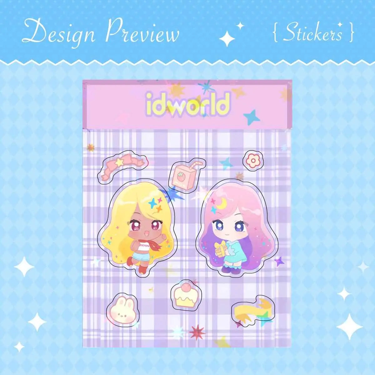 ハーフカットステッカー 