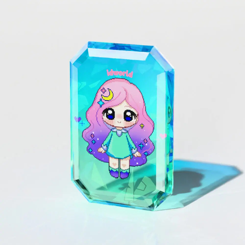 レインボージュエルアクリルブロック 
