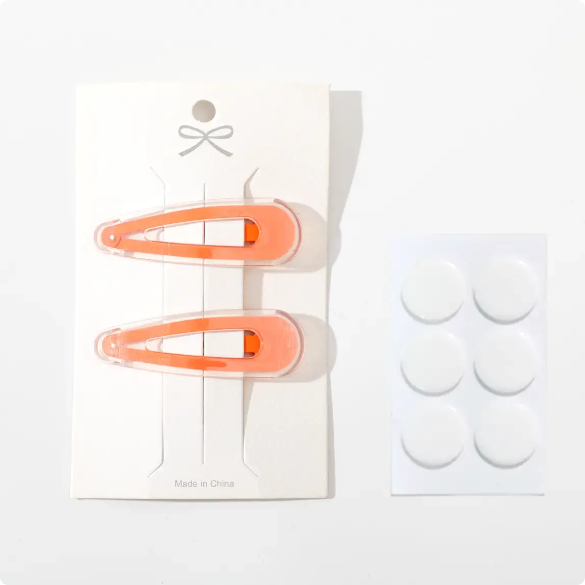 アクリルヘアクリップ 