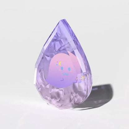 白磁ジュエルアクリルブロック 