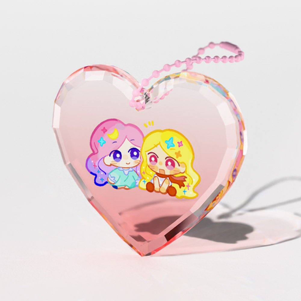 ジュエルアクリルブロックチャーム