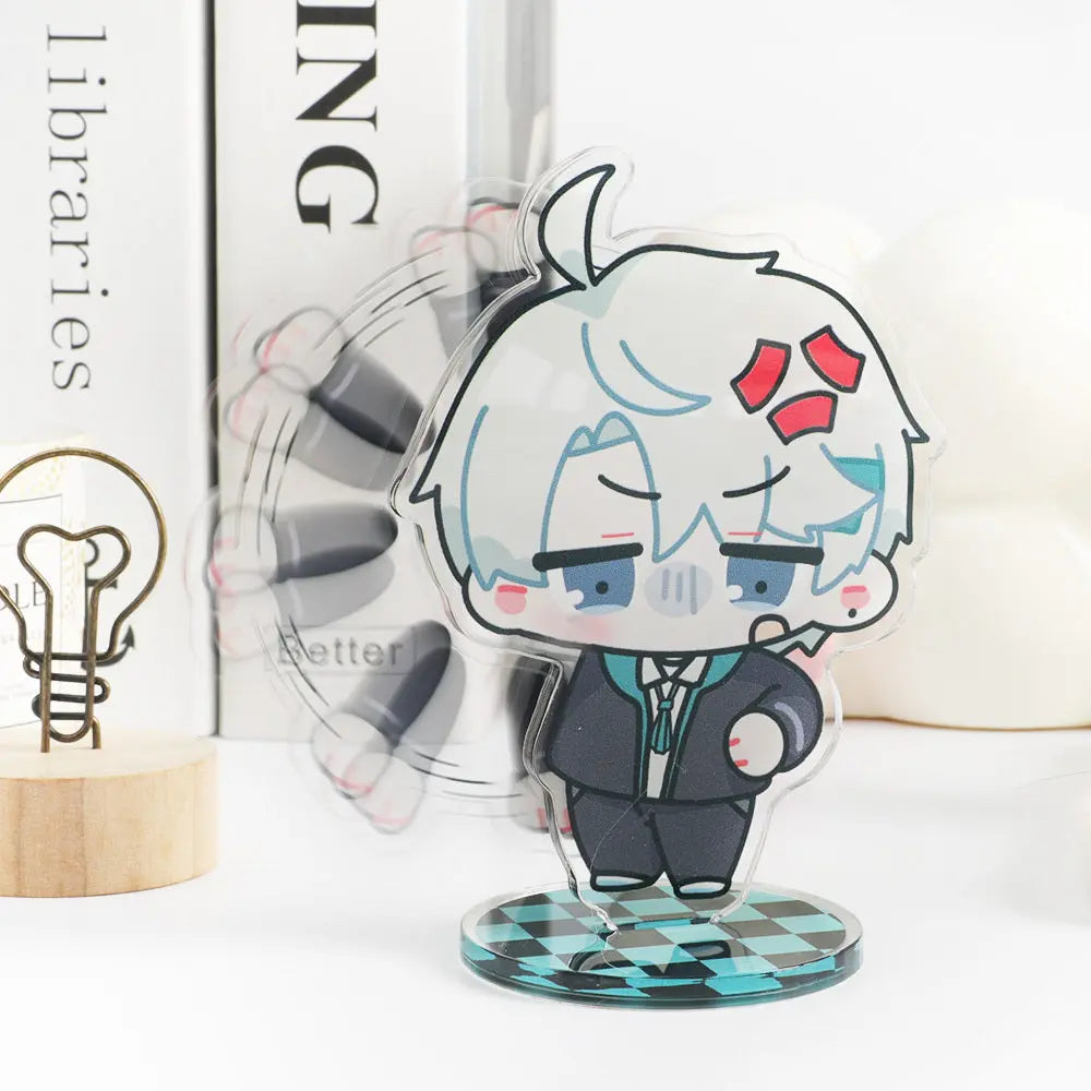 くるくるふとまに　八角形 アクリル製 ぐるぐるパンチアクリルスタンド - idworld