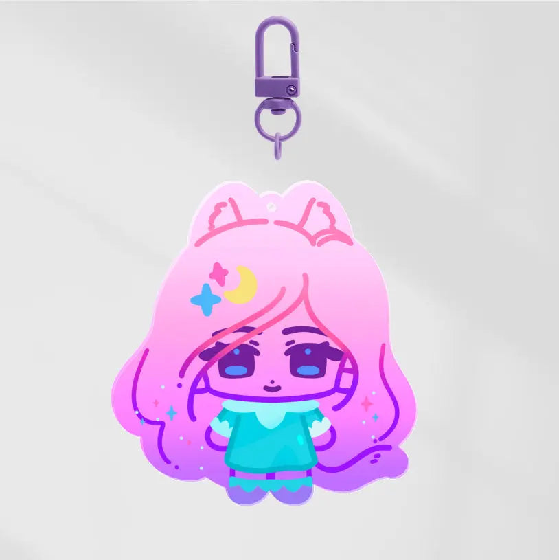 フチなしアクリルキーホルダー