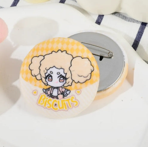 ふわふわ缶バッジ