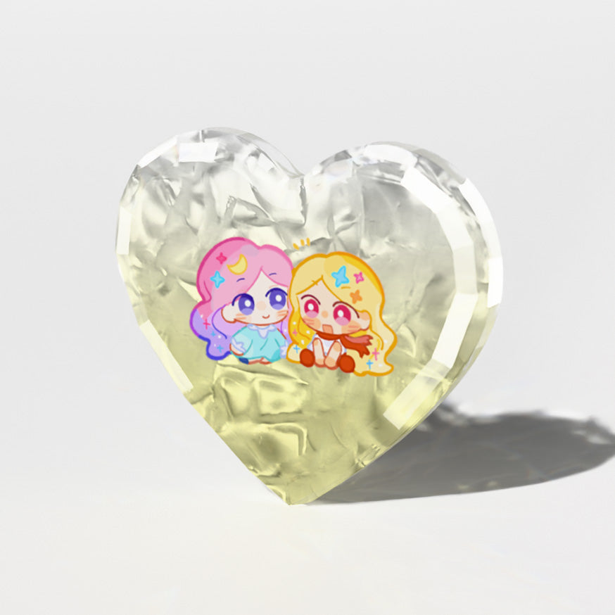 白磁ジュエルアクリルブロック