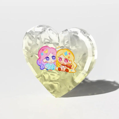白磁ジュエルアクリルブロック 