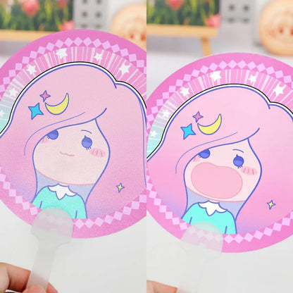 レンチキュラーうちわ 