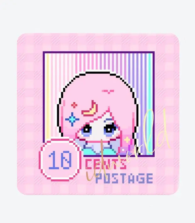 箔押しステッカー 